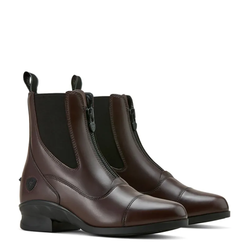 Ariat Womens Heritage Zip Paddock Boot - Light Brown