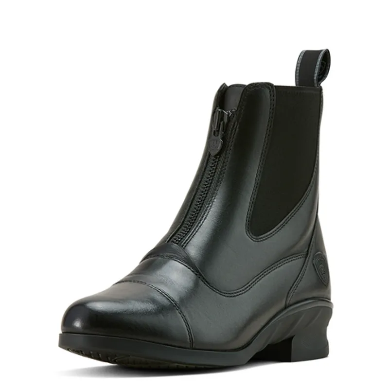 Ariat Womens Heritage Zip Paddock Boot - Black-1