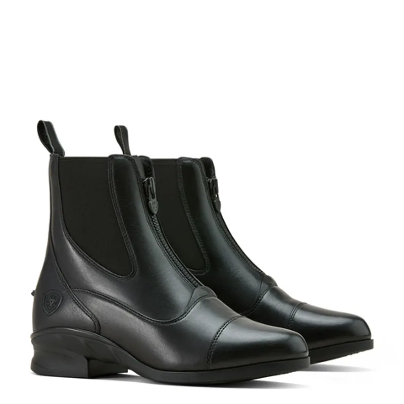 Ariat Womens Heritage Zip Paddock Boot - Black