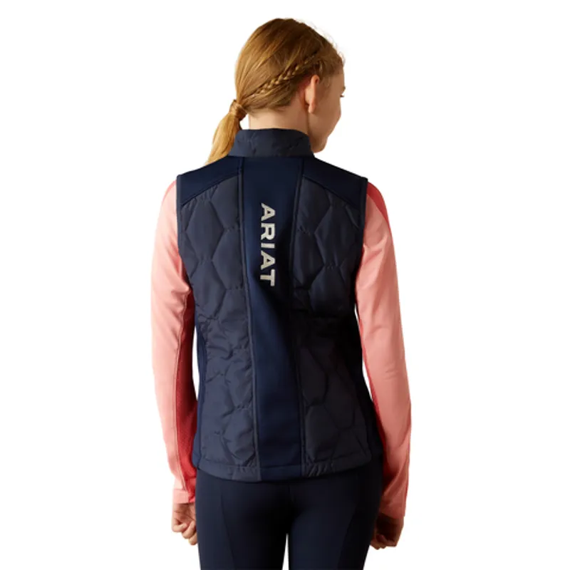Ariat Youth Fusion Insulated Vest - Navy-3