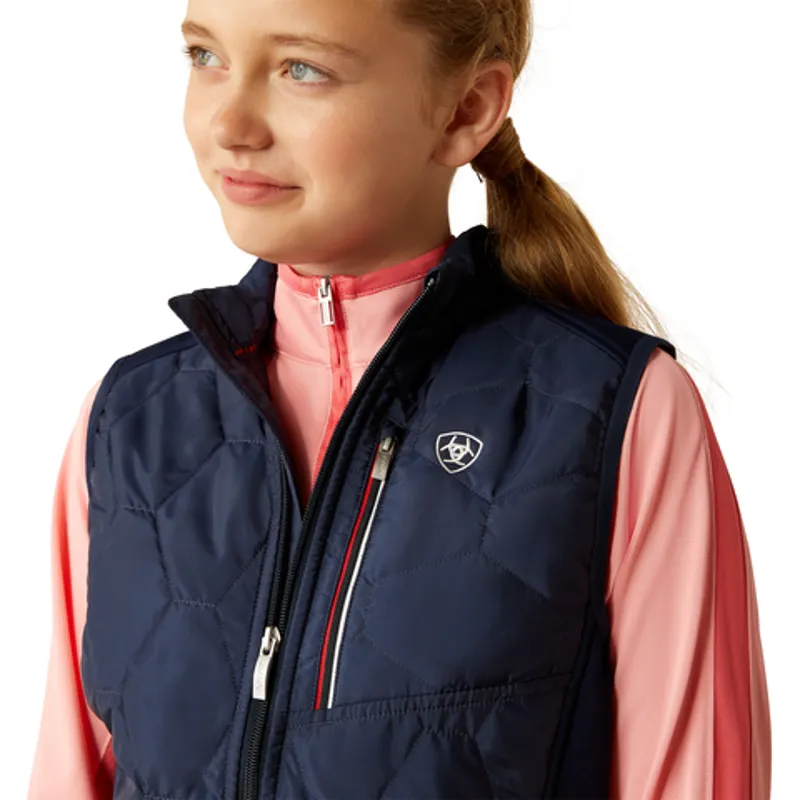 Ariat Youth Fusion Insulated Vest - Navy-2