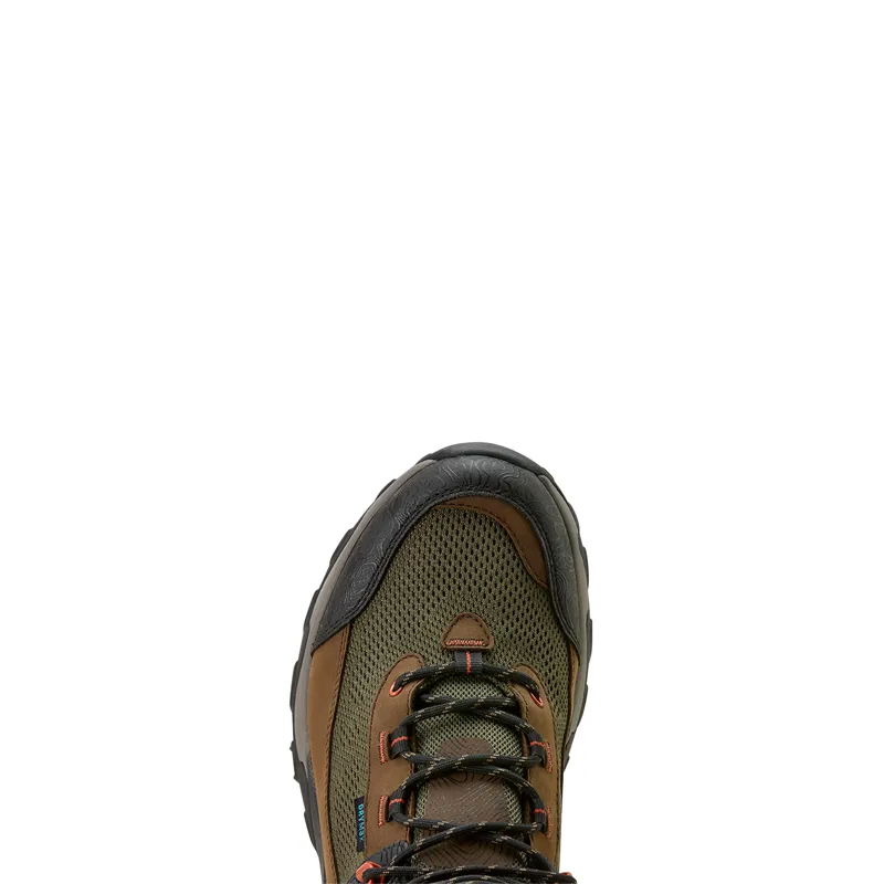 Ariat Mens Traverse Mid Waterproof Hiking Boot - Brown Bark-7