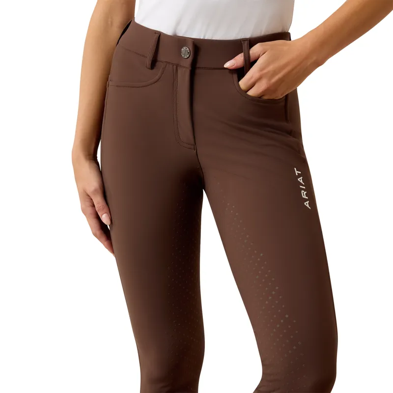 Ariat Womens Tri Factor NT Full Seat Breech - Pommel Brown-1