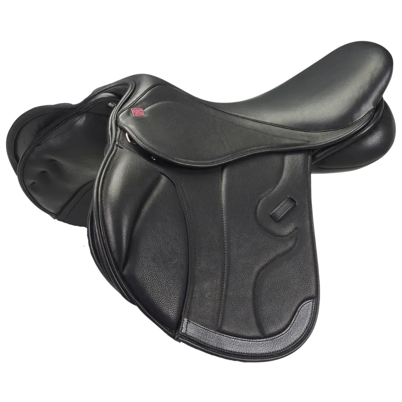 Monarch Cob Jump Saddle - Black-1