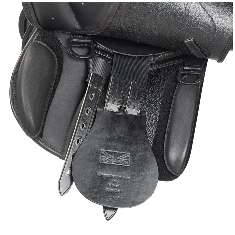 Monarch Cob Jump Saddle - Black-2