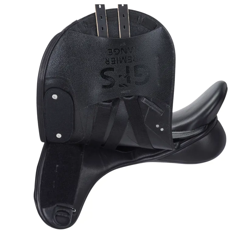 GFS Premier Dressage Saddle Semi Deep Seat - Black-1