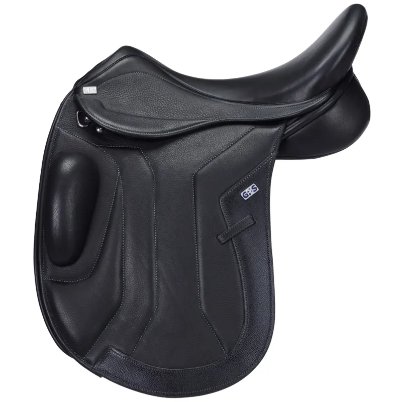 GFS Premier Dressage Saddle Semi Deep Seat - Black