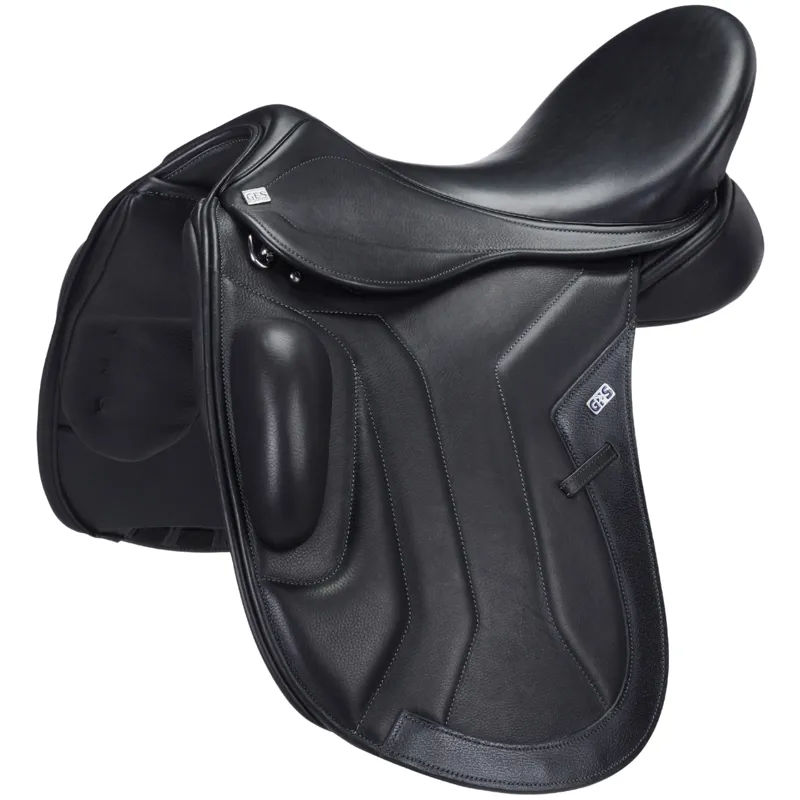 GFS Premier Dressage Saddle Deep Seat - Black-1