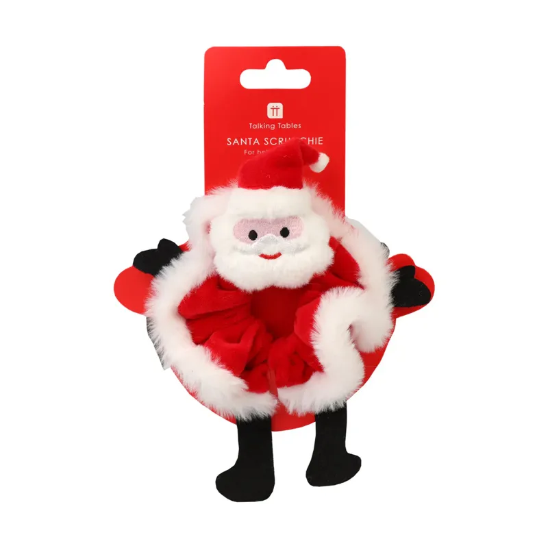 Talking Tables Santa Hair Scrunchie-1