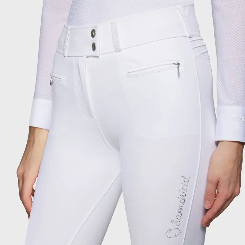 Samshield Clara Nova - Full Grip Breeches - White-2