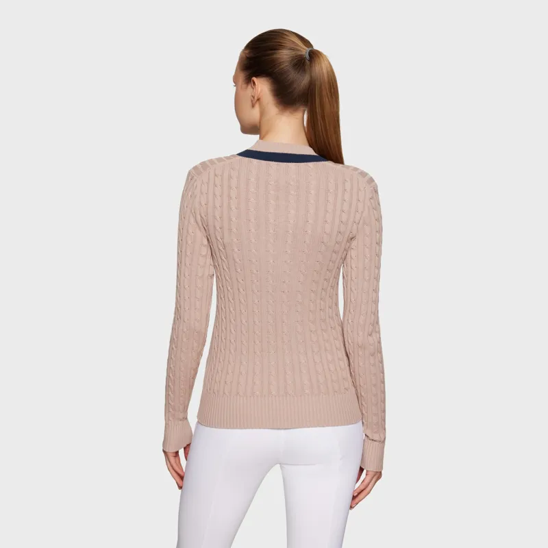 Samshield Lisa Coloured Pull Over - Powder Pink/ Navy-1