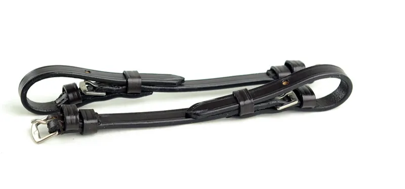 Dever Classic Buckle Billet Cheek Pieces 5/8 - Brown