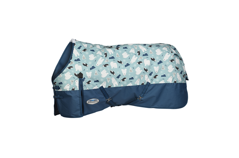 Weatherbeeta Comfitec Essential Standard Neck Turnout Rug Medium - Winter Print-1