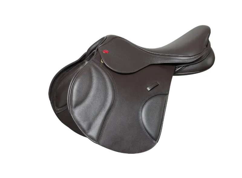 Kent and Masters Low Wither Jump Saddle - Brown