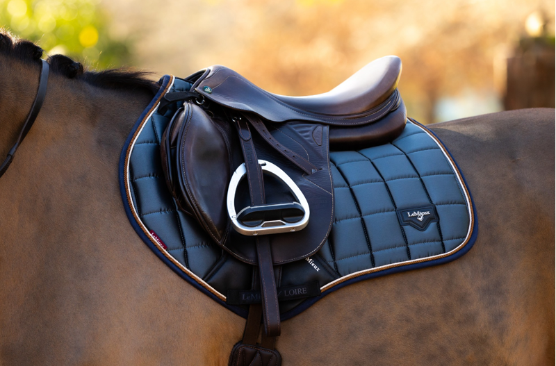 LeMieux Loire Classic Close Contact Square - Petrol-1