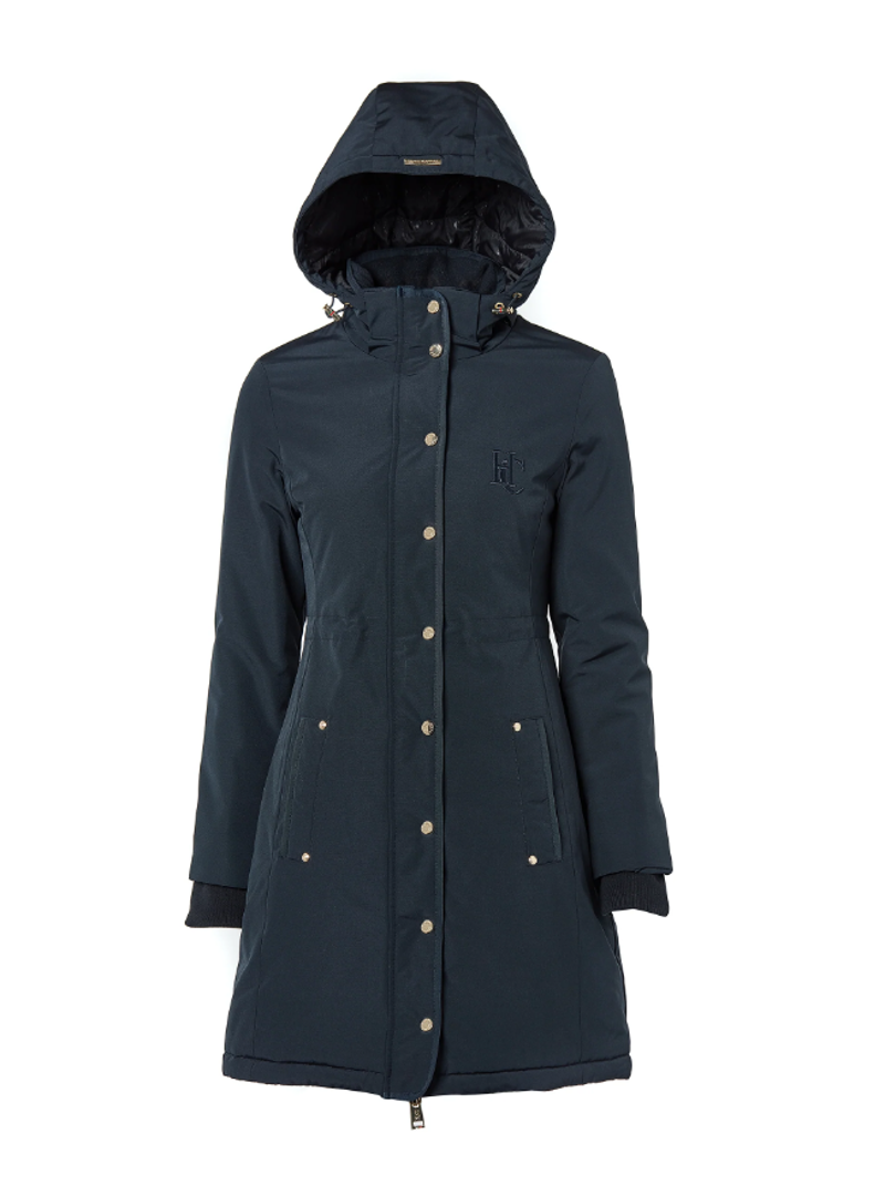 Holland Cooper Team Waterproof Coat - Ink Navy Mono-3