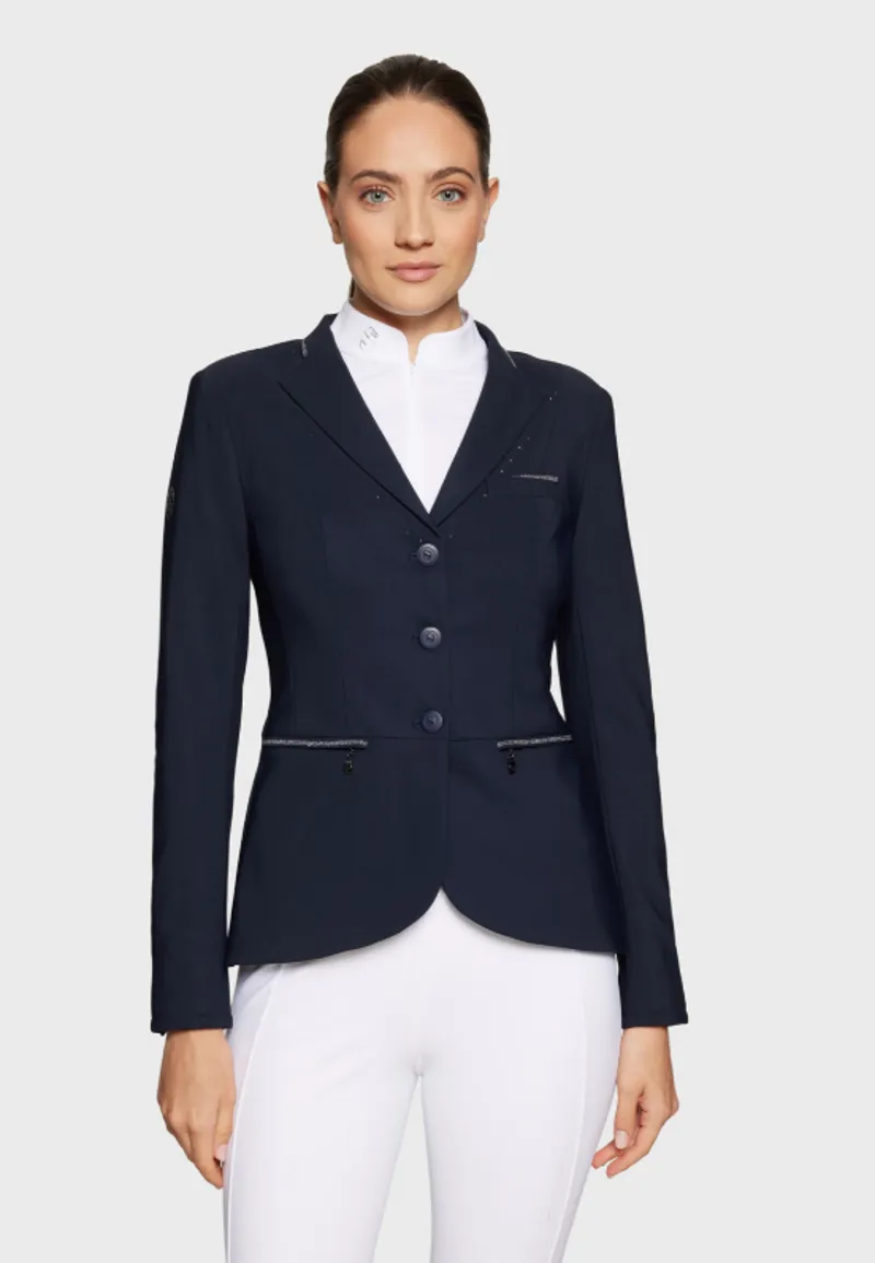 Samshield Victorine Crystal Fabric Jacket - Navy