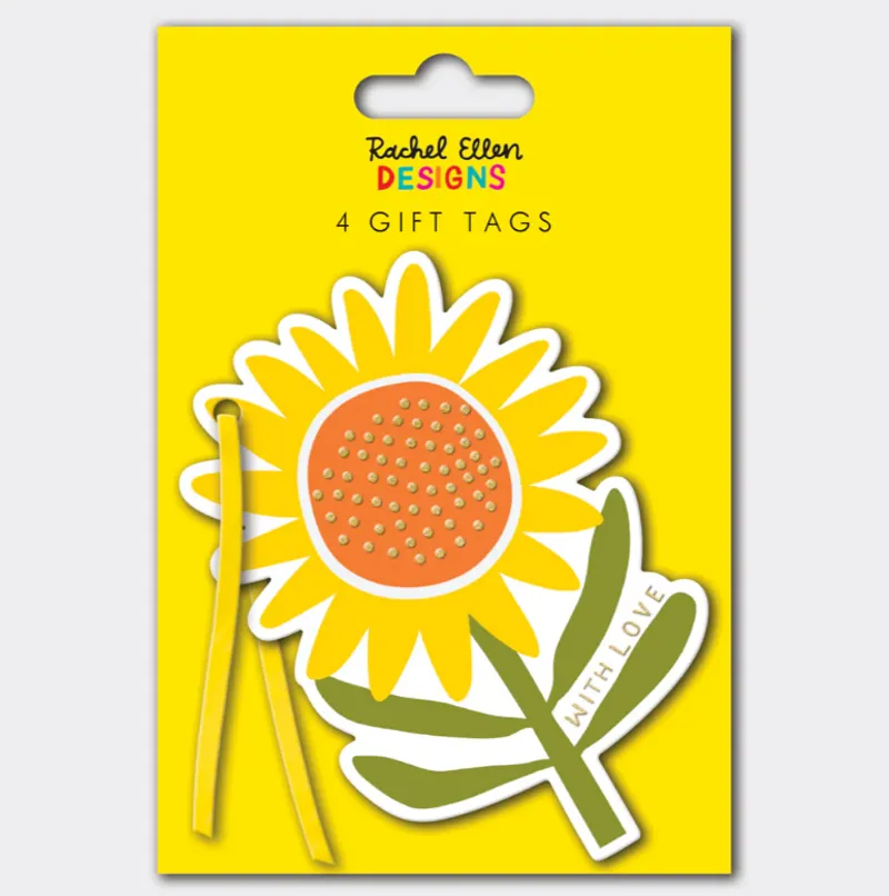Rachel Ellen Gift tags - Sunflower-1
