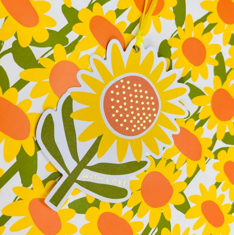 Rachel Ellen Gift tags - Sunflower-2