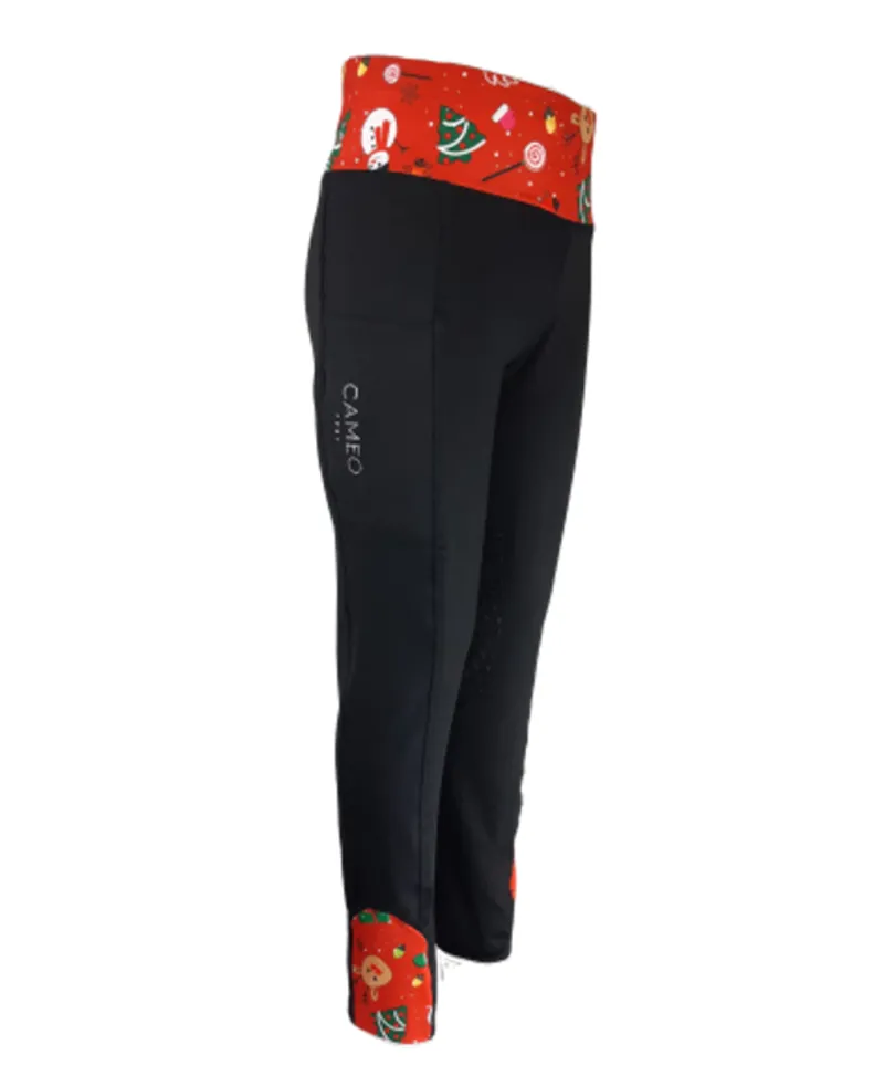 Christmas Riding Tights - Zest