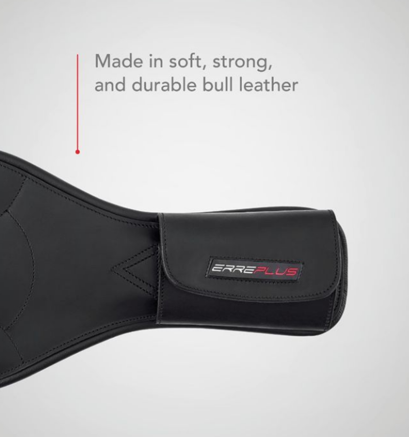 Erreplus Dressage Anatomic Round Girth - Black-2