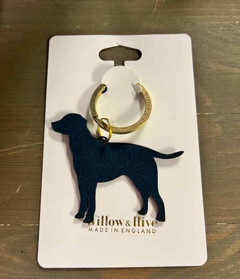 Willow and Hive Key Ring - Labrador