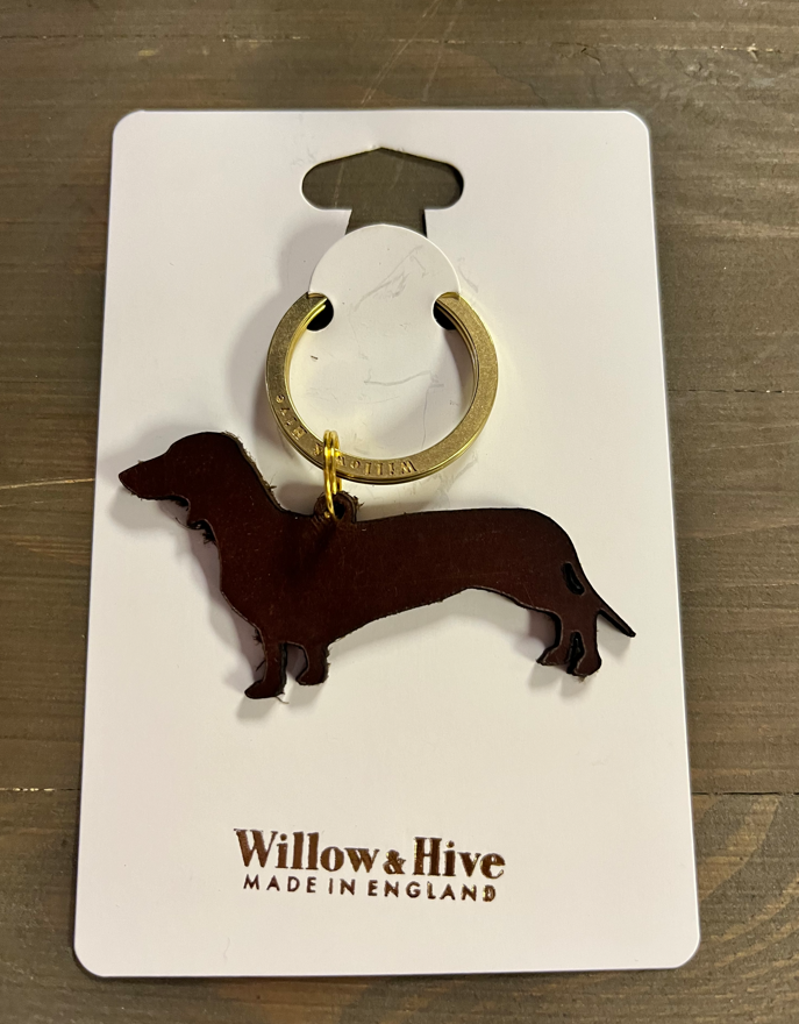 Willow and Hive Key Ring - Dachshund-1