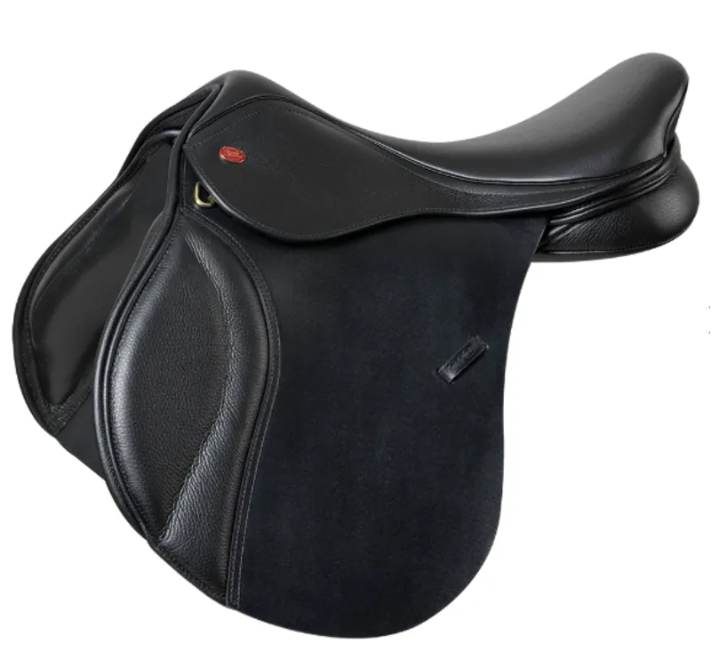 Kent and Masters Pony Club S Series Long Leg Saddle - Black