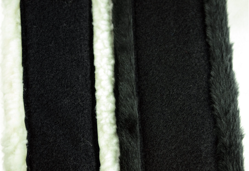 Replacement Synthetic Fleece Liner for GP Competition Girth - Black-1