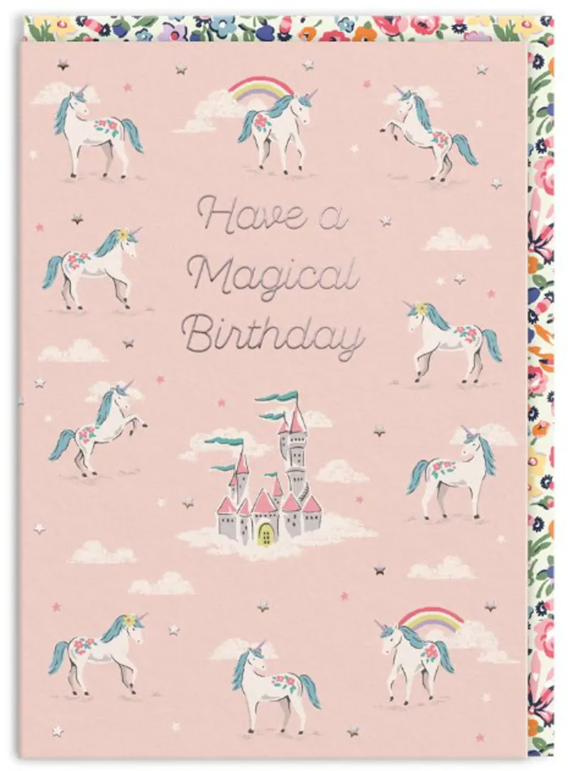 Cath Kidston Magical Unicorns Birthday Cards