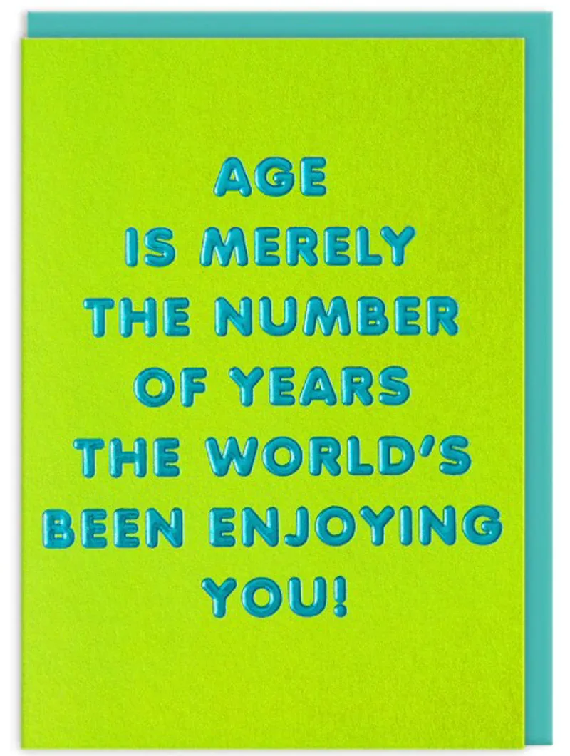 Merely the Number Greeting Card