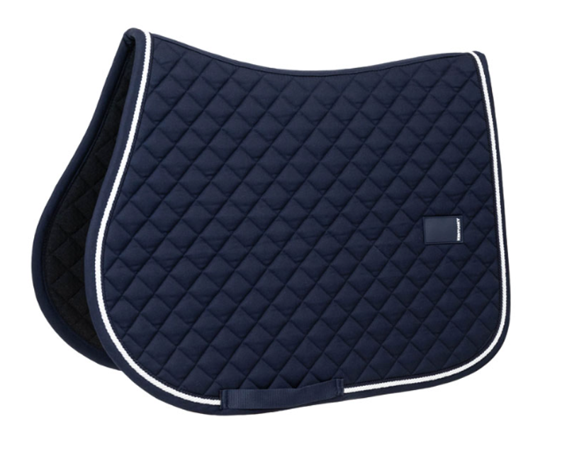 Kentucky Horsewear Saddle Pad Diamond Rope - Navy - Jump-1