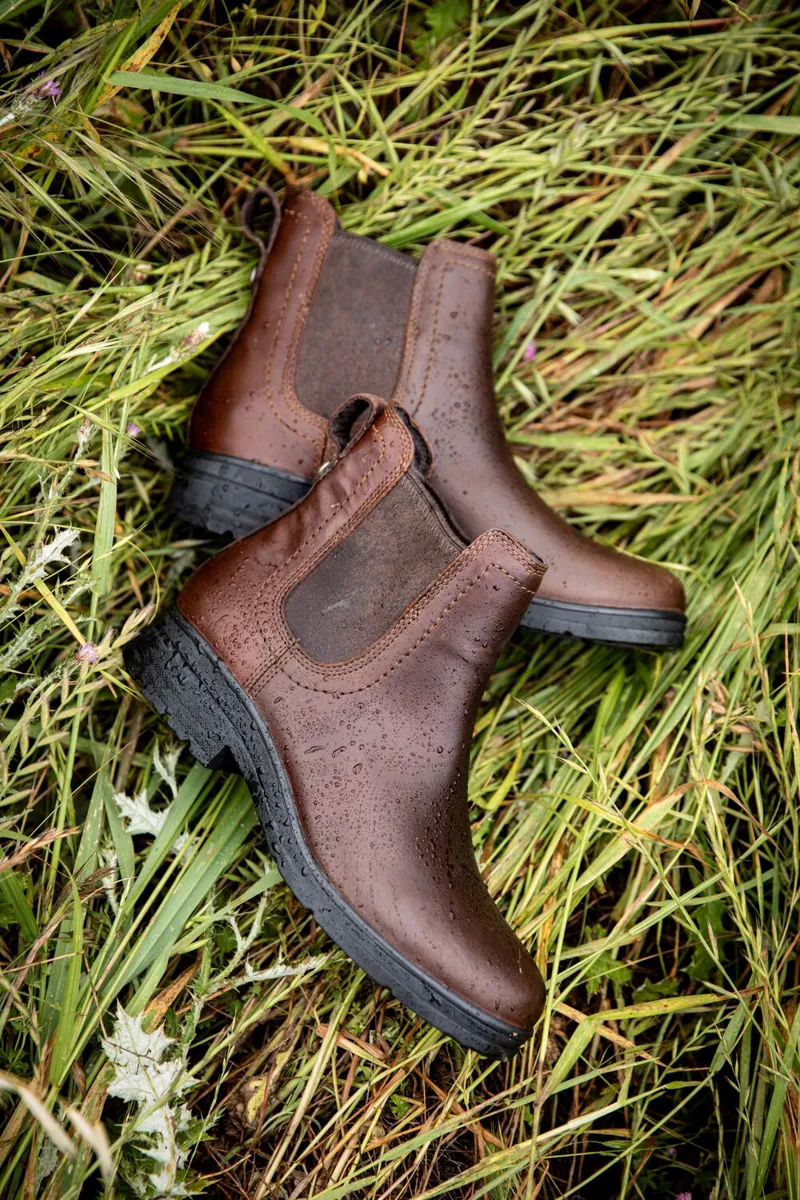 Ariat Womens Langley Waterproof Chelsea Boot - Tabacco Brown-10