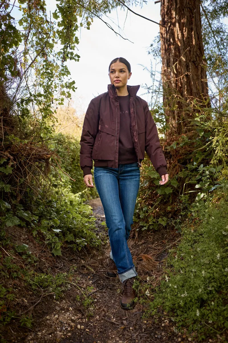 Ariat Womens  Stable 2.0 Insulated Jacket - Chocolate Plum-7