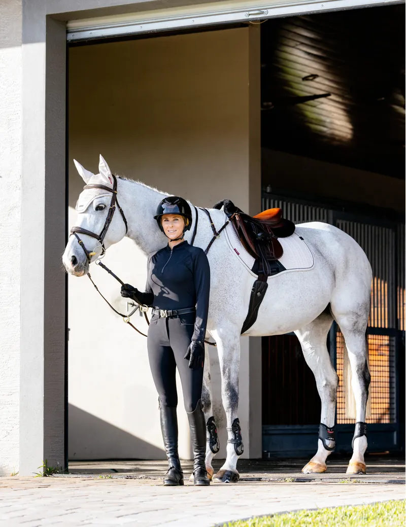 LeMieux Essence Eurojump Square - Stone-2