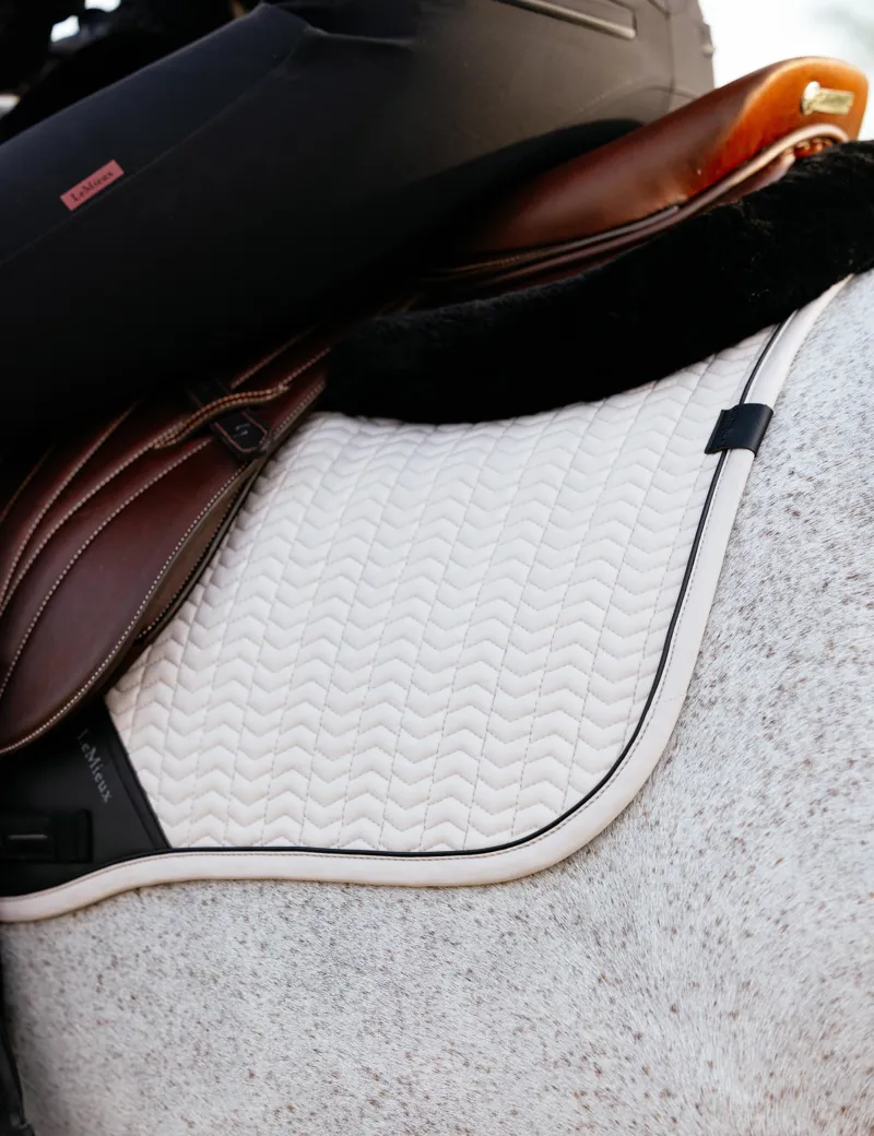 LeMieux Essence Eurojump Square - Stone-4