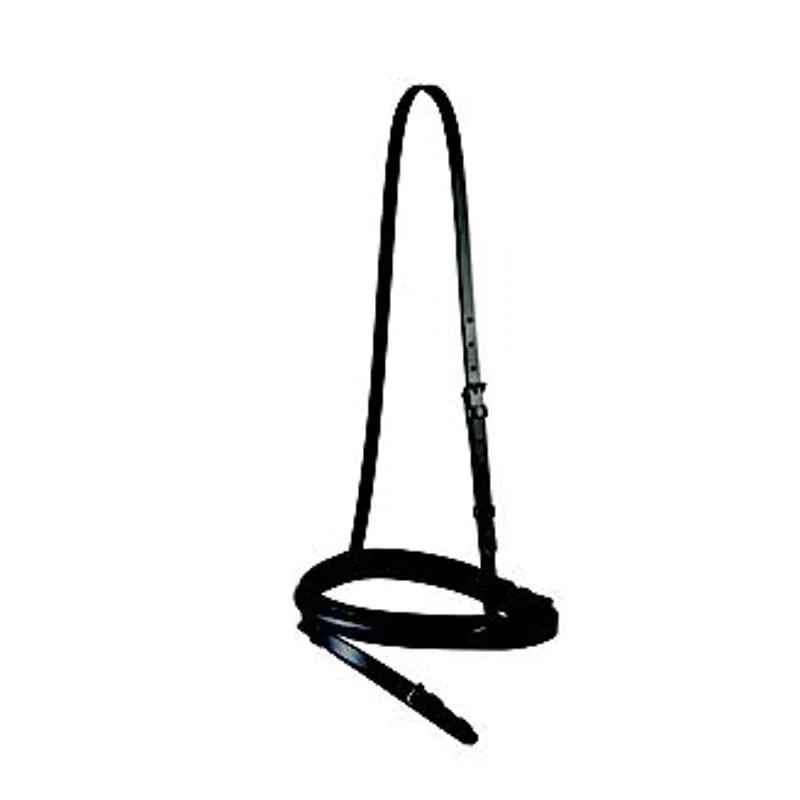 Englih Leather Raised Flash Noseband Black