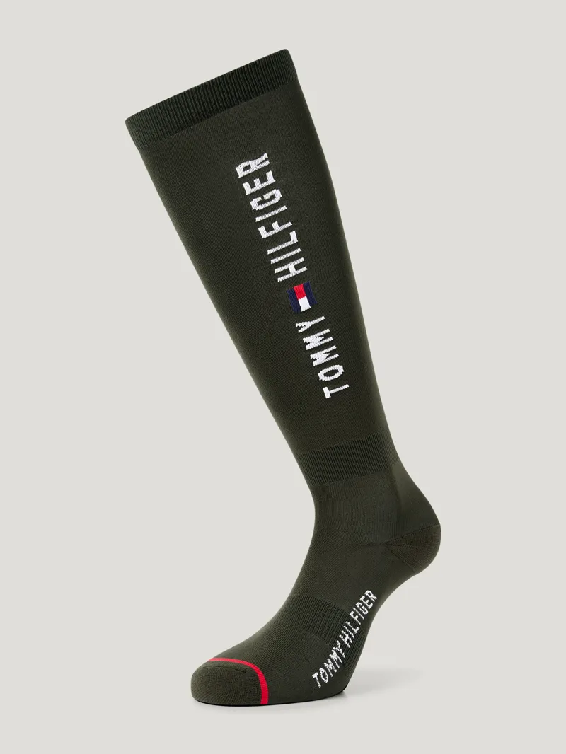 Tommy Hilfiger Clifton Riding Socks - Pine-2