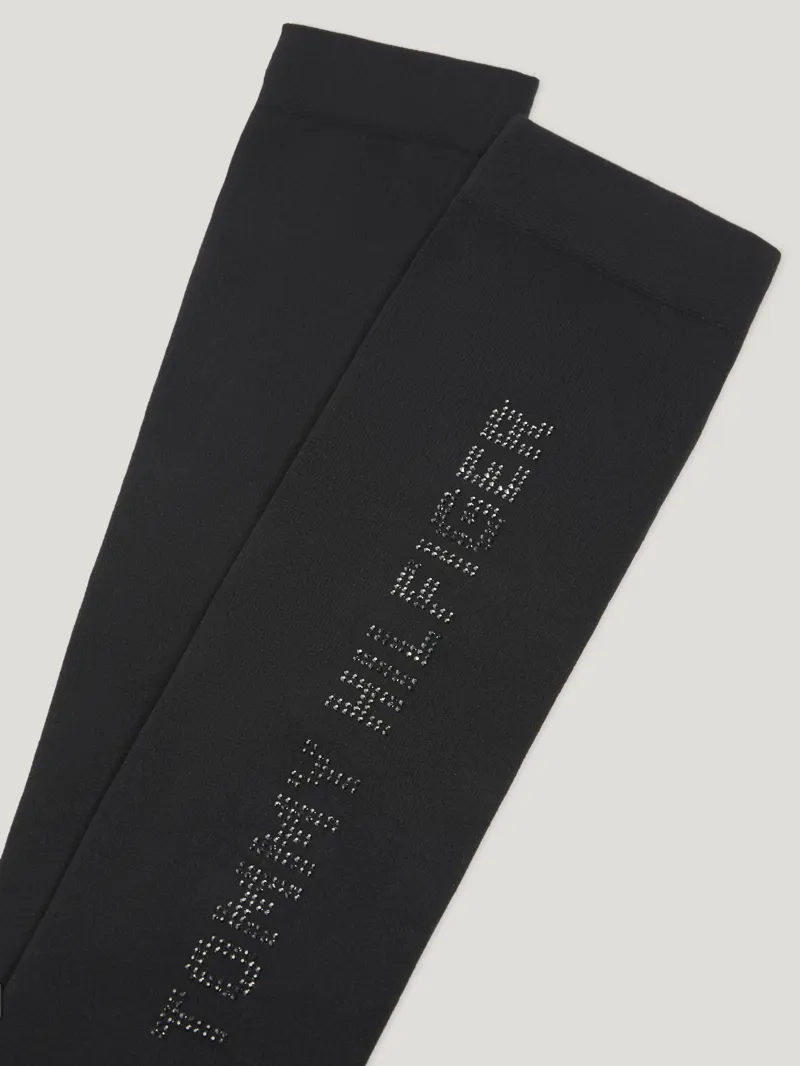 Tommy Hilfiger Fontana Rhinestone Socks - Black 39/42-1