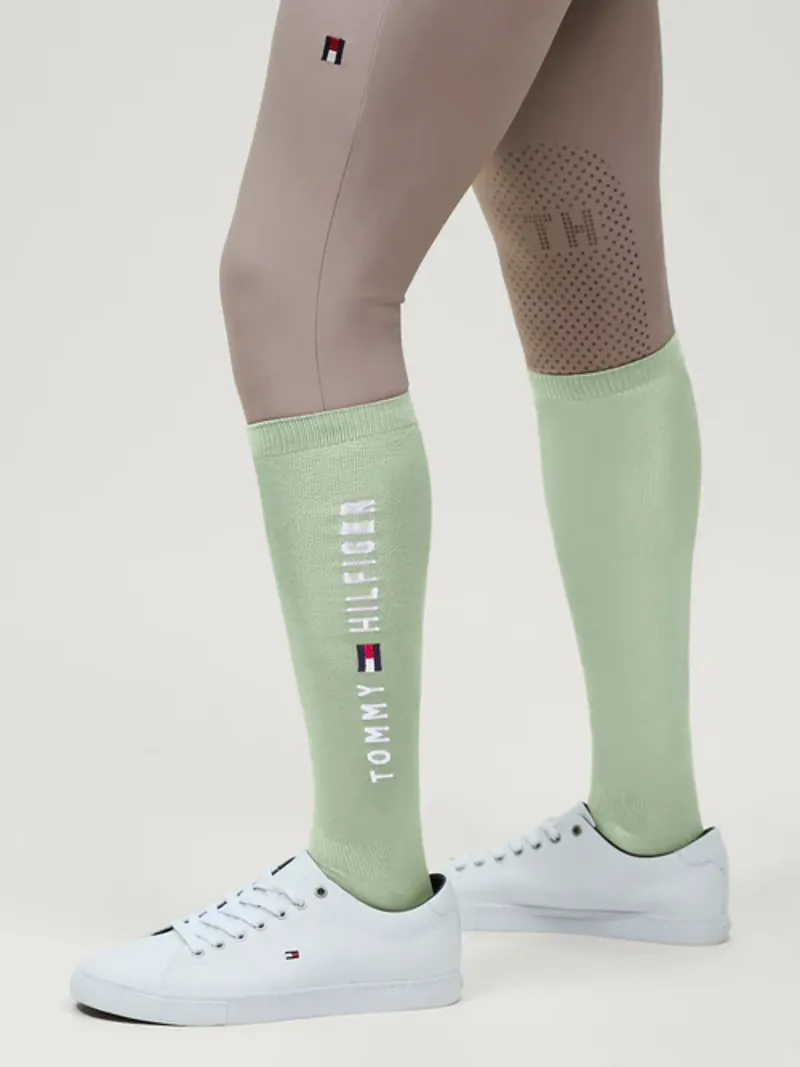 Tommy Hilfiger Riga Riding Socks - Belair Mint 39/42-1