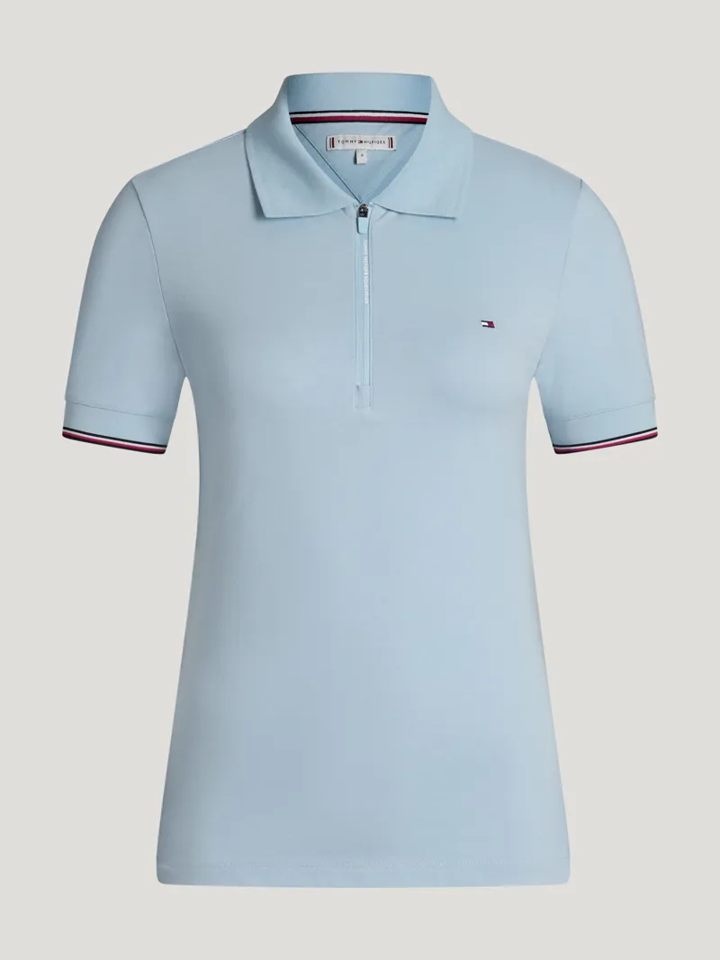 Tommy Hilfiger Anaheim Zip Poloshirt - Sweet Blue-3