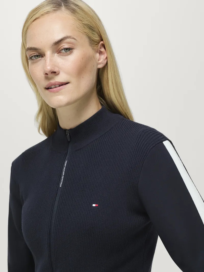 Tommy Hilfiger Mirada Knit Zipup - Desert Sky-3