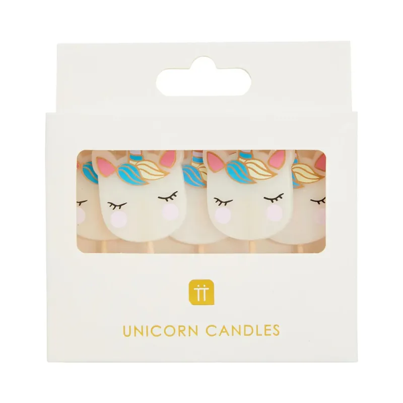 Talking Tables We Heart Unicorns Cake Candles-5