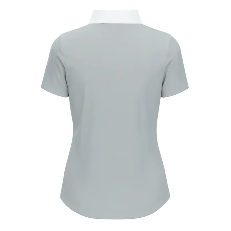Equetech Virginia Competition Shirt - Moonlight Grey / White-1