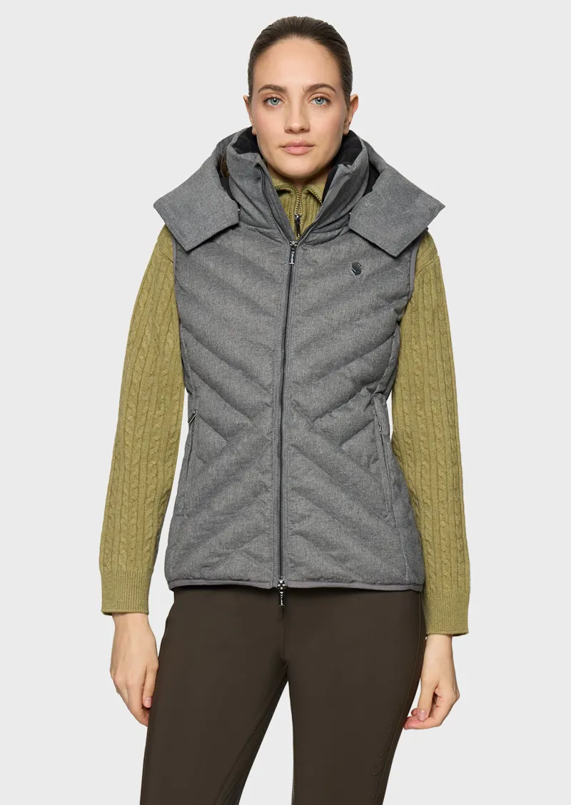 SamShield Chamoniwool Sleeveless Puffer - Grey