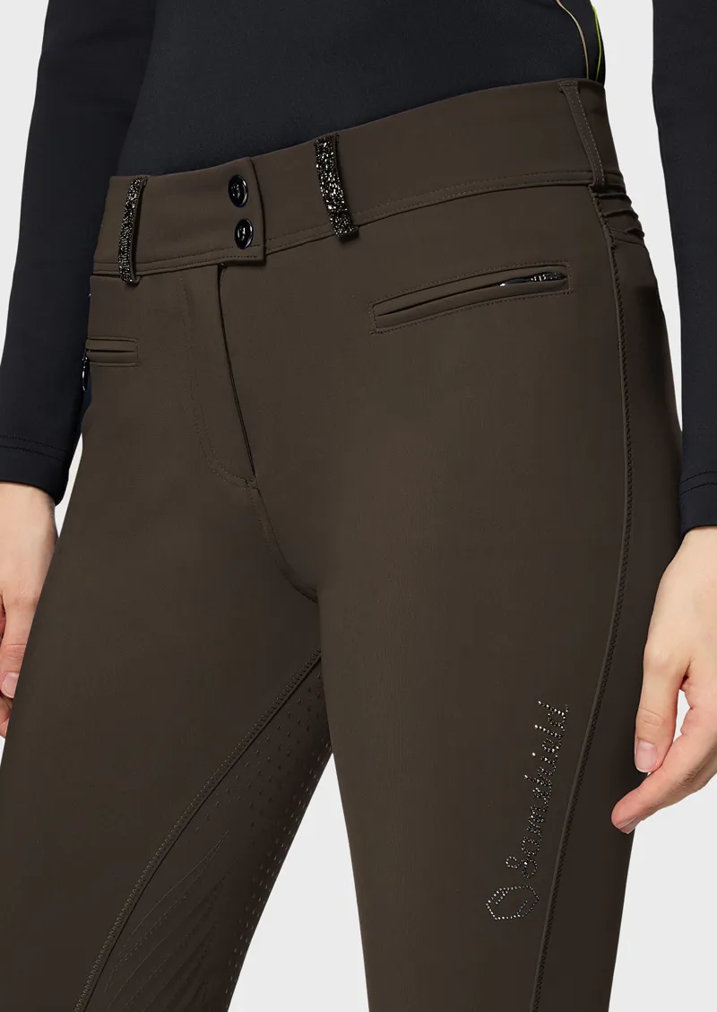 Samshield Clara Full Grip Breeches - Mocha-2