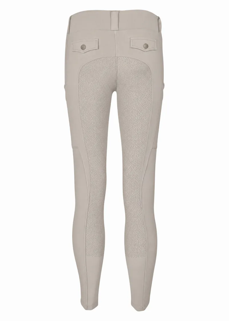 Woof Wear Young Rider Elite Riding Tights - Stone-2