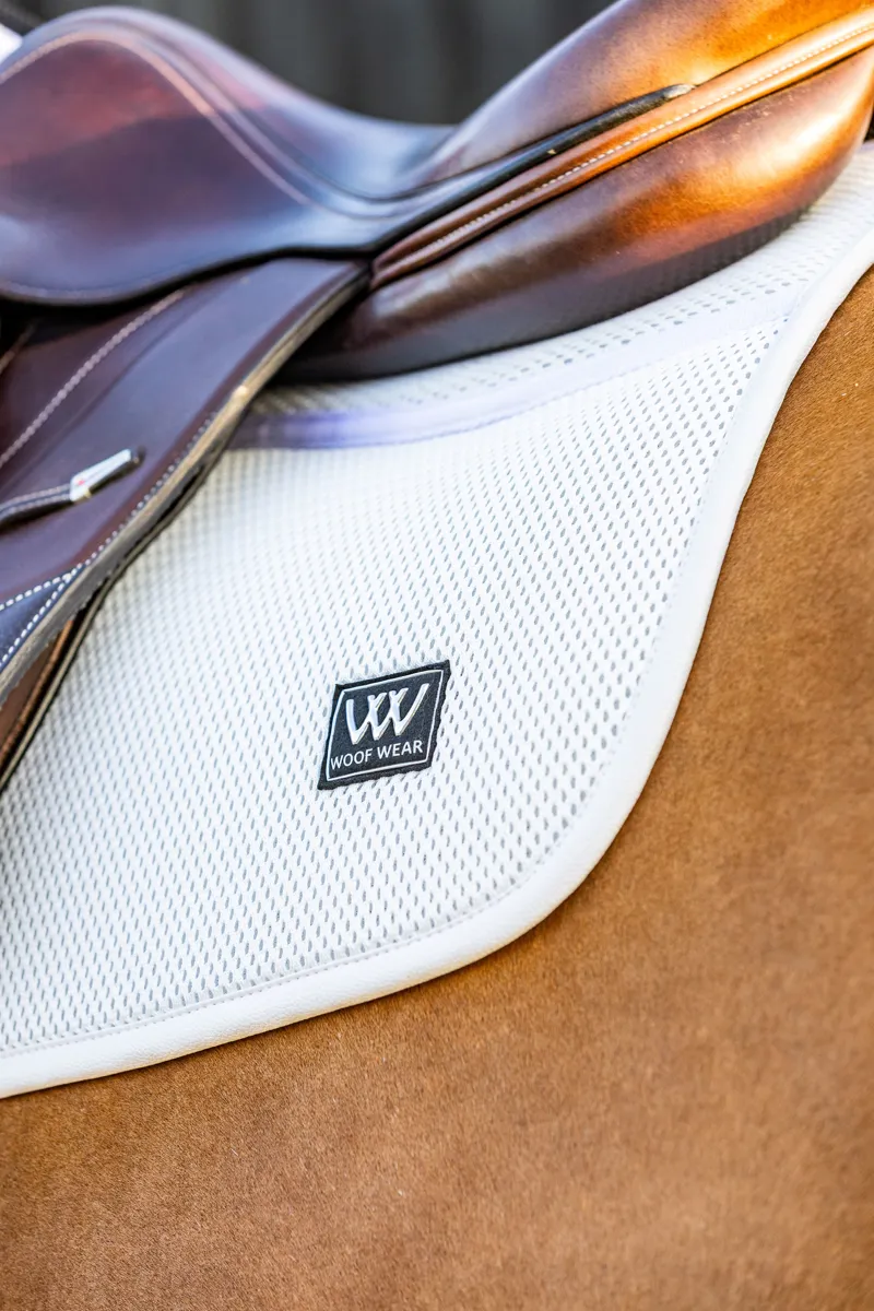 Woof Wear Ivent CC Saddle Pad - White-1