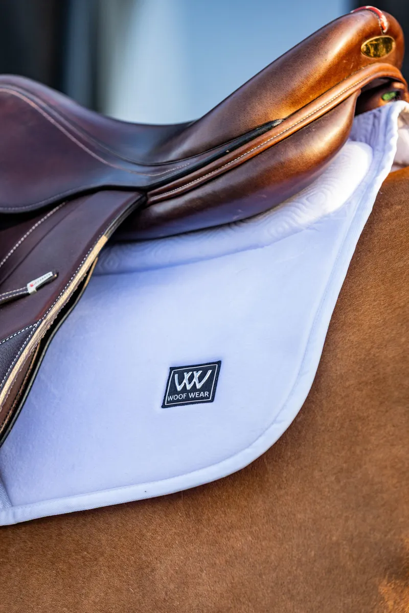 Woof Elite Comfort Plus Saddle Pad CC - White-1