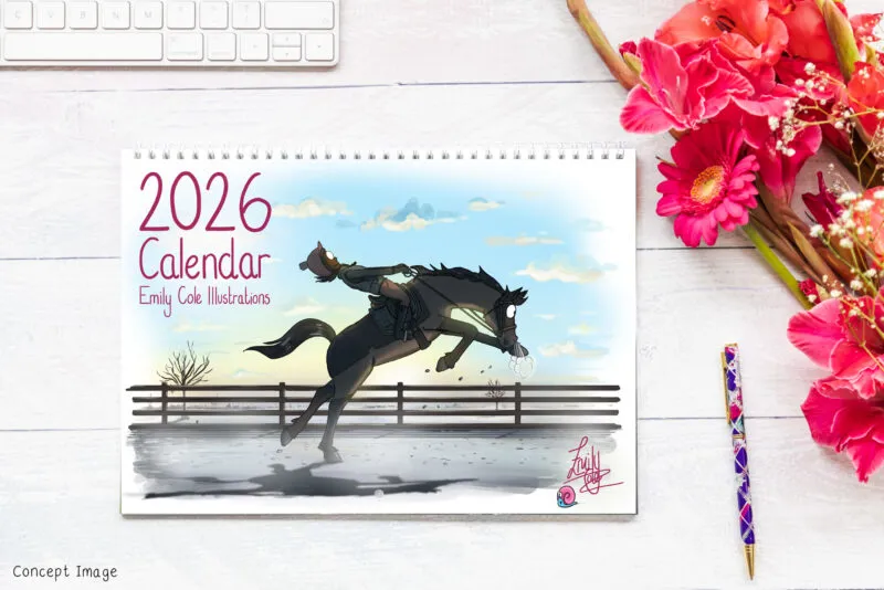 Emily Cole 2026 Wall Calendar
